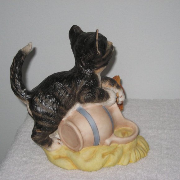 The Franklin Mint, cat figurine with certificate - Picture 2 of 5